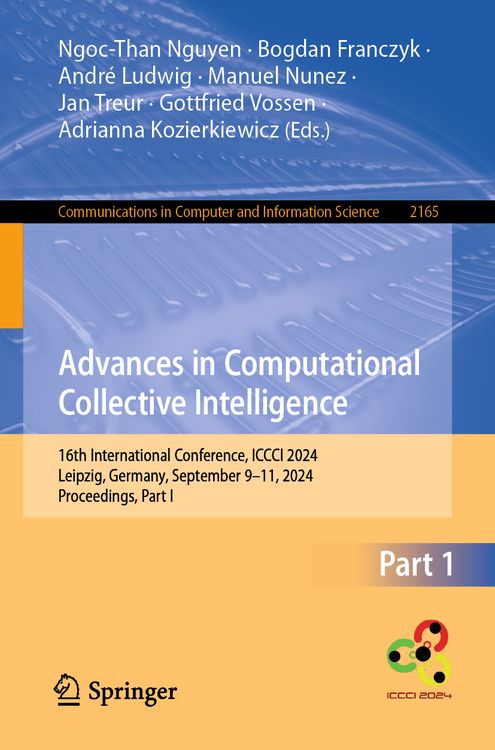 Produktbild: Advances in Computational Collective Intelligence