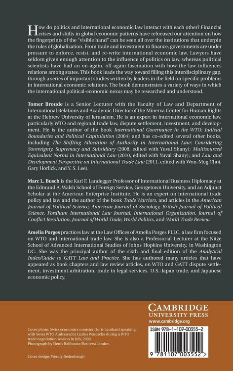 Produktbild: The Politics of International Economic Law