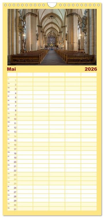 Produktbild: Familienplaner 2026 - Ostwestfalen - Paderborn mit 5 Spalten (Wandkalender, 21 x 45 cm) CALVENDO