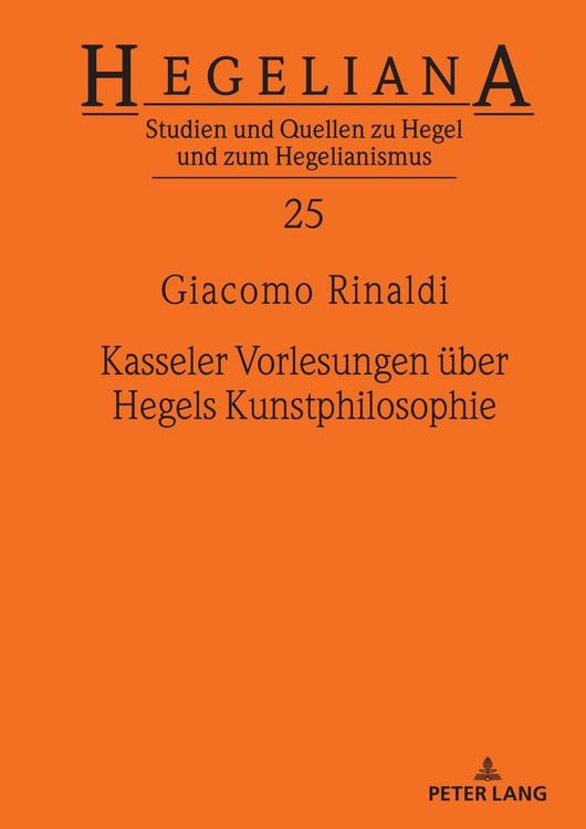 Produktbild: Kasseler Vorlesungen &uuml;ber Hegels Kunstphilosophie