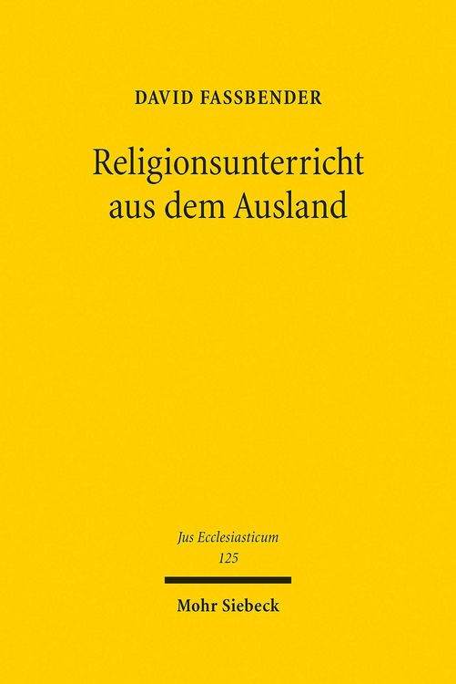 Produktbild: Religionsunterricht aus dem Ausland