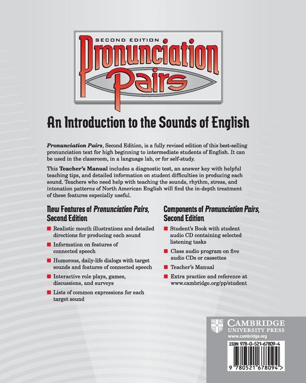 Produktbild: Pronunciation Pairs Teacher's Book