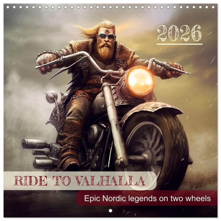 Produktbild: Ride to Valhalla (Wall Calendar 2026 12 &times; 12 Inch) CALVENDO 12 Month Wall Calendar