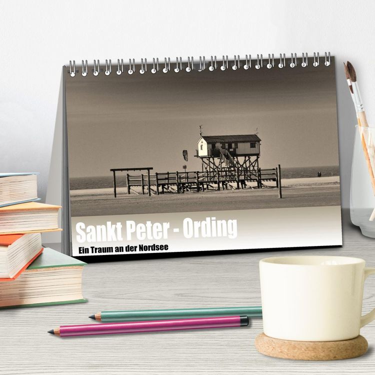 Produktbild: Sankt Peter-Ording. Ein Traum an der Nordsee (Tischkalender 2026 DIN A5 quer), CALVENDO Monatskalender