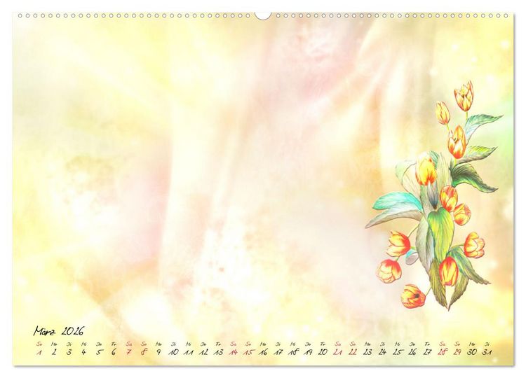 Produktbild: Liebe wird im Herzen geboren (hochwertiger Premium Wandkalender 2026 DIN A2 quer), Kunstdruck in Hochglanz