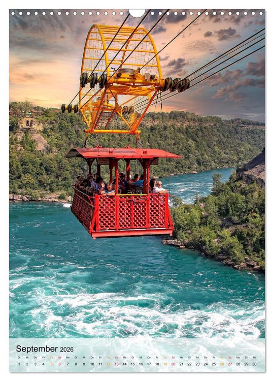 Produktbild: Nervenkitzel Seilbahn (Wandkalender 2026 DIN A3 hoch), CALVENDO Monatskalender
