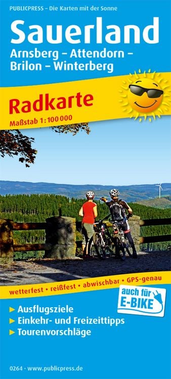 Produktbild: Sauerland, Arnsberg - Attendorn - Brilon - Winterberg 1:100 000