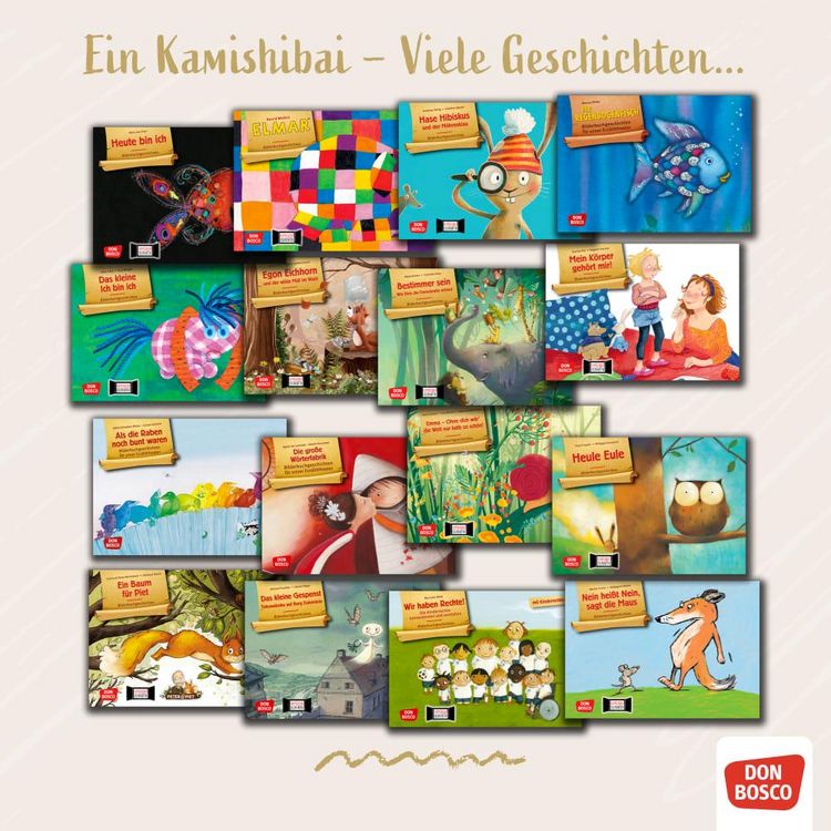 Produktbild: Heinrich will br&uuml;ten! Kamishibai Bildkartenset