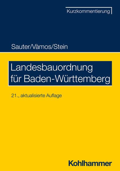 Produktbild: Landesbauordnung f&uuml;r Baden-W&uuml;rttemberg