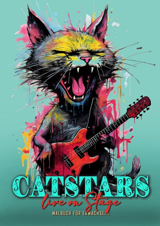 Produktbild: Catstars live on Stage Malbuch f&uuml;r Erwachsene