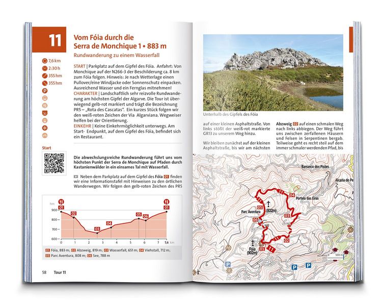 Produktbild: KOMPASS Wanderf&uuml;hrer Algarve mit Fernwanderweg Via Algarviana, 64 Touren / Etappen mit Extra-Tourenkarte