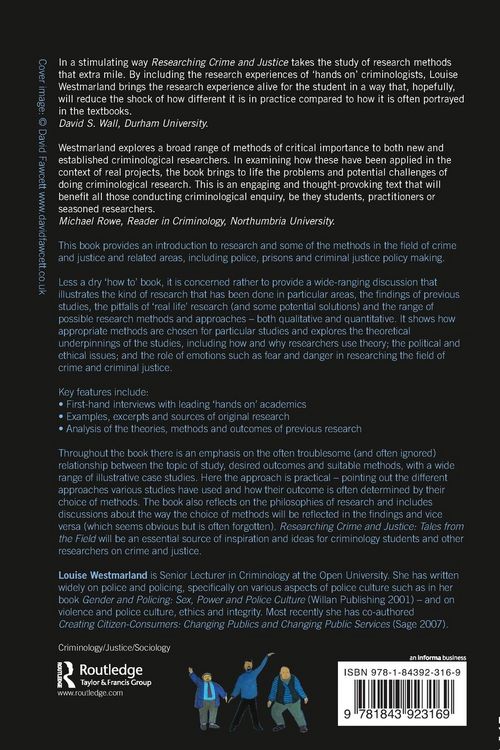 Produktbild: Researching Crime and Justice