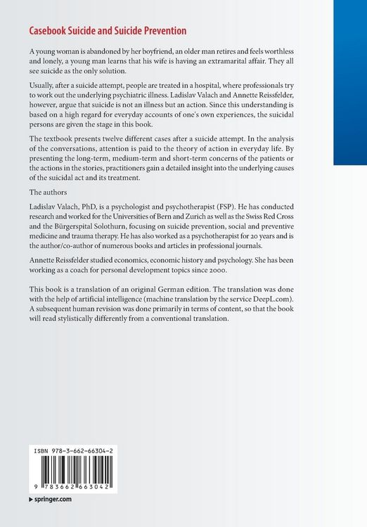 Produktbild: Casebook Suicide and Suicide Prevention