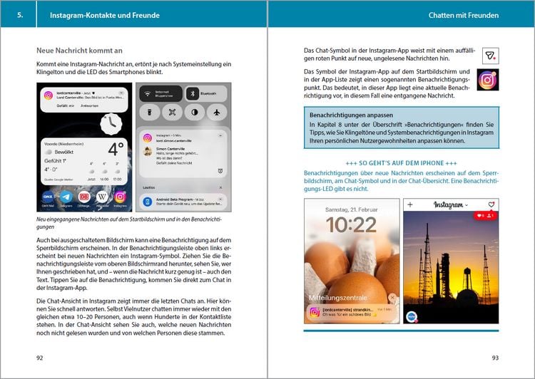 Produktbild: Instagram optimal nutzen - Alle Funktionen anschaulich erkl&auml;rt, mit vielen Tipps und Tricks - komplett in Farbe - 4. Auflage