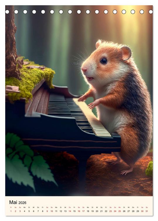 Produktbild: Was f&uuml;r ein Hamster (Tischkalender 2026 DIN A5 hoch), CALVENDO Monatskalender