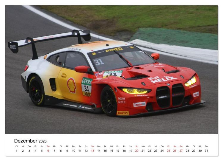 Produktbild: Bayerische Motoren Werke im Motorsport (Wandkalender 2026 DIN A2 quer), CALVENDO Monatskalender