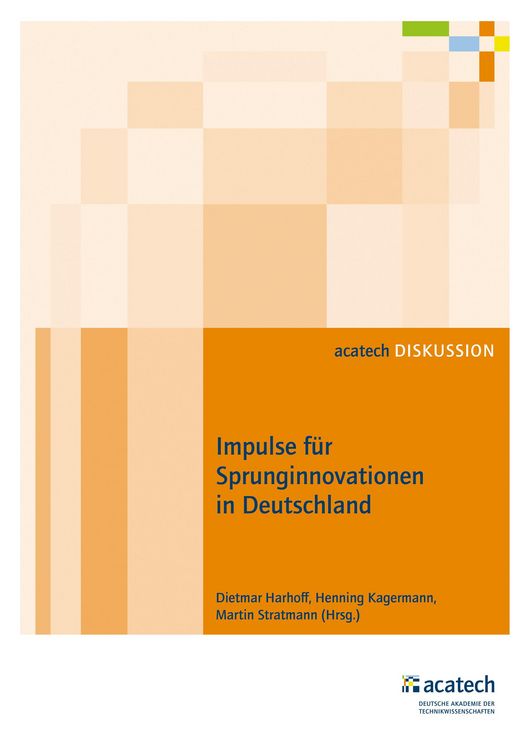 Produktbild: Impulse f&uuml;r Sprunginnovationen in Deutschland