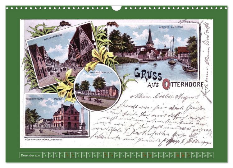Produktbild: 625 Jahre Otterndorf - Gr&uuml;ne Stadt am Meer (Wandkalender 2026 DIN A3 quer), CALVENDO Monatskalender