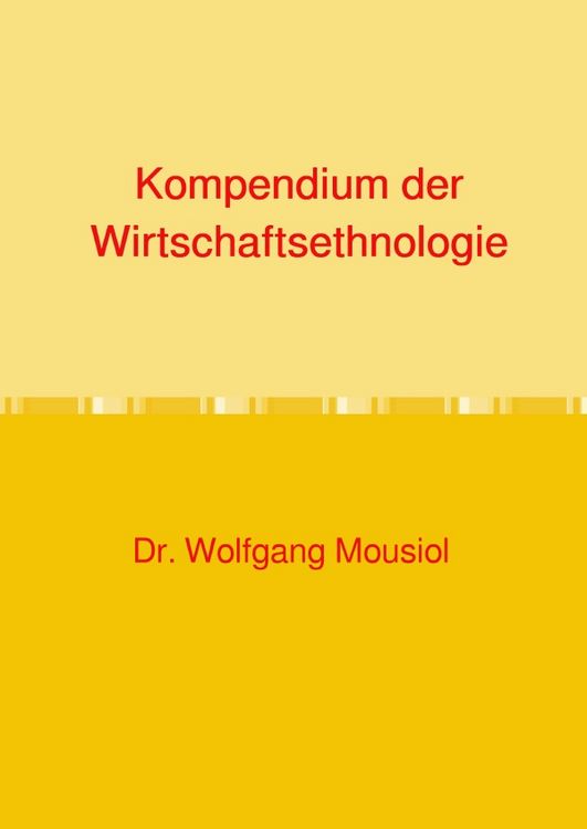 Produktbild: Kompendium der Wirtschaftsethnologie