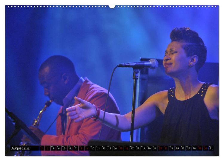 Produktbild: Jazz 2026 (Wandkalender 2026 DIN A2 quer), CALVENDO Monatskalender