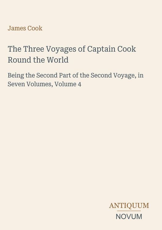 Produktbild: The Three Voyages of Captain Cook Round the World