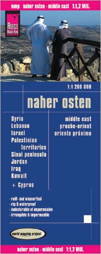 Produktbild: Reise Know-How Landkarte Naher Osten (1:1.200.000) : Syrien, Libanon, Israel, Sinai Halbinsel, Jordanien, Irak, Kuwait