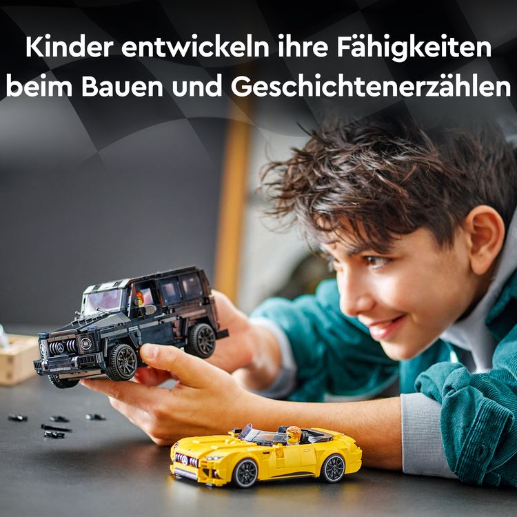 Produktbild: LEGO Speed Champions Mercedes-AMG G 63 & Mercedes-AMG SL 63 76924