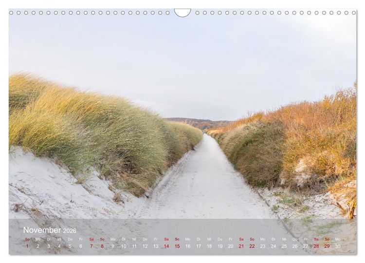 Produktbild: Inseelfeeling - Hiddensee (Wandkalender 2026 DIN A3 quer), CALVENDO Monatskalender