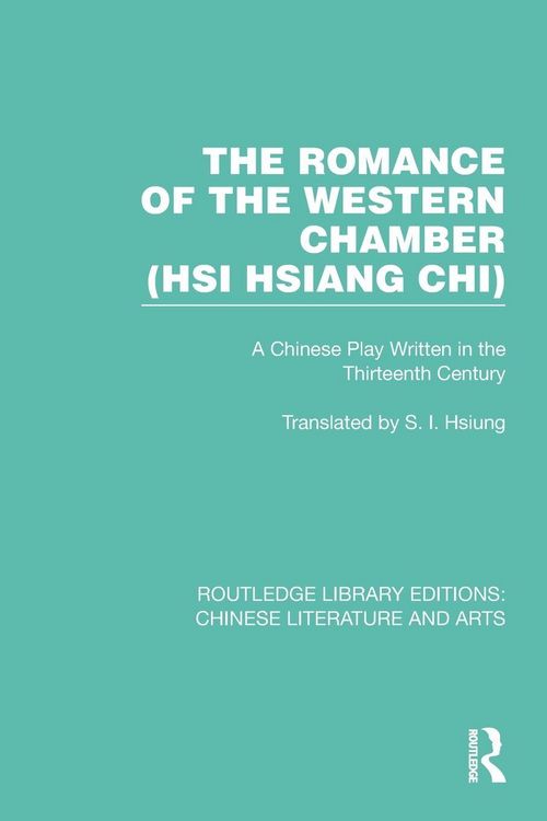 Produktbild: The Romance of the Western Chamber (Hsi Hsiang Chi)