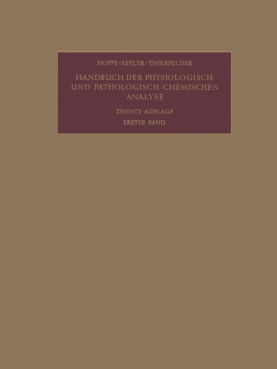 Produktbild: Allgemeine Untersuchungsmethoden