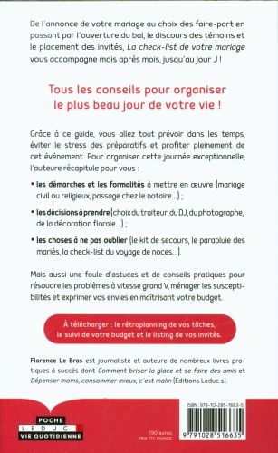Produktbild: La check-list de votre mariage
