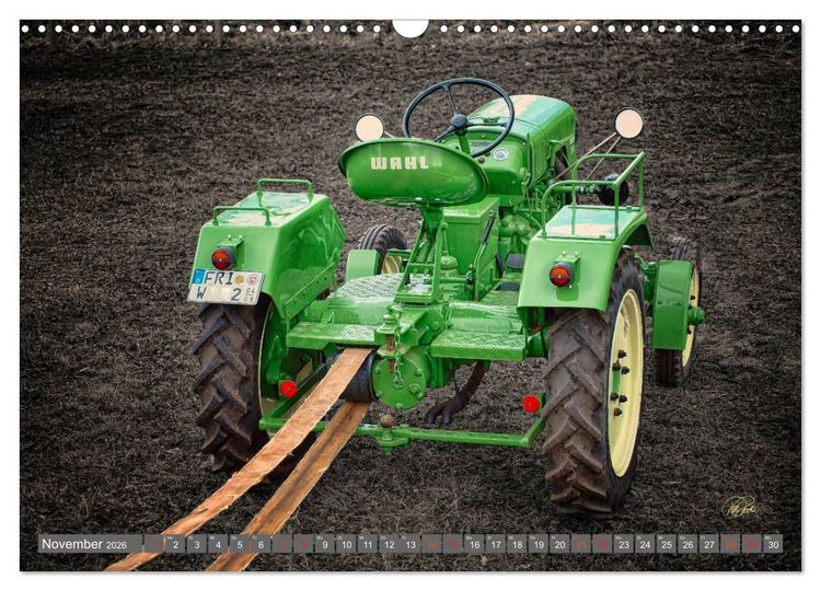 Produktbild: Traktoren - Oldtimer (Wandkalender 2026 DIN A3 quer), CALVENDO Monatskalender