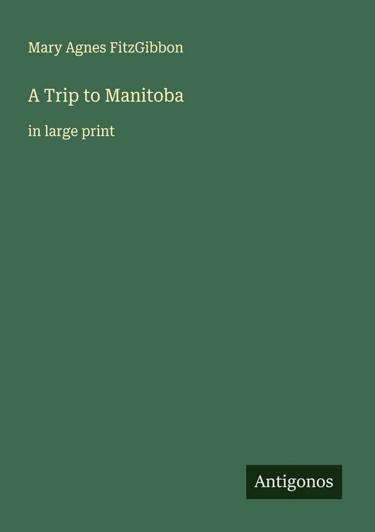 Produktbild: A Trip to Manitoba