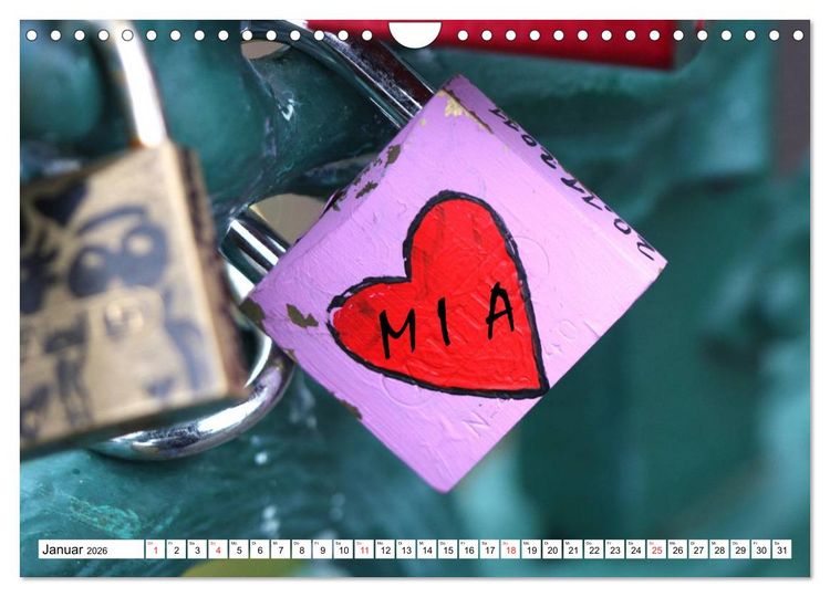 Produktbild: MIA - Namenskalender (Wandkalender 2026 DIN A4 quer), CALVENDO Monatskalender