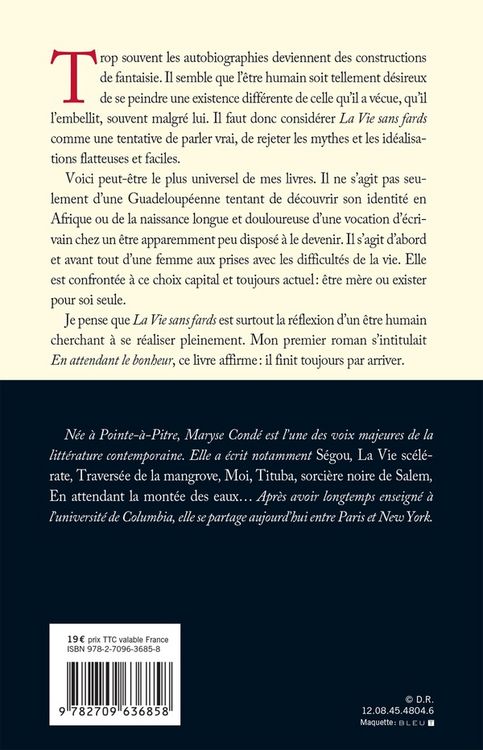 Produktbild: La vie sans fards