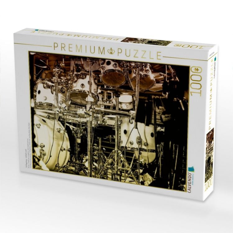 Produktbild: CALVENDO Puzzle Schlagzeug - einfach cool | 1000 Teile Lege-Gr&ouml;&szlig;e 64x48cm Foto-Puzzle f&uuml;r gl&uuml;ckliche Stunden