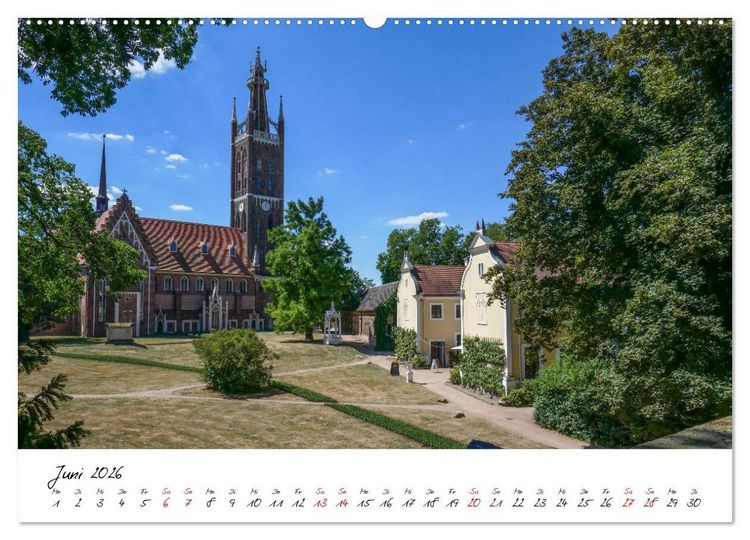 Produktbild: rund um Dessau (hochwertiger Premium Wandkalender 2026 DIN A2 quer), Kunstdruck in Hochglanz
