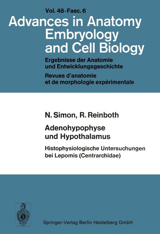 Produktbild: Adenohypophyse und Hypothalamus Histophysiologische Untersuchungen bei Lepomis (Centrarchidae)