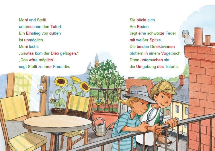 Produktbild: Silbengeschichten zum Lesenlernen - Detektivgeschichten