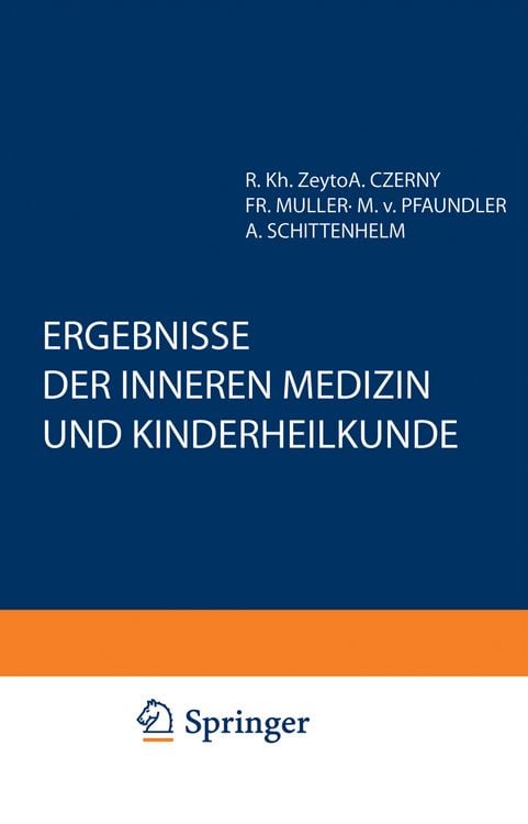 Produktbild: Ergebnisse der Inneren Medizin und Kinderheilkunde
