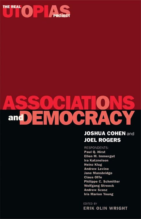 Produktbild: Associations and Democracy