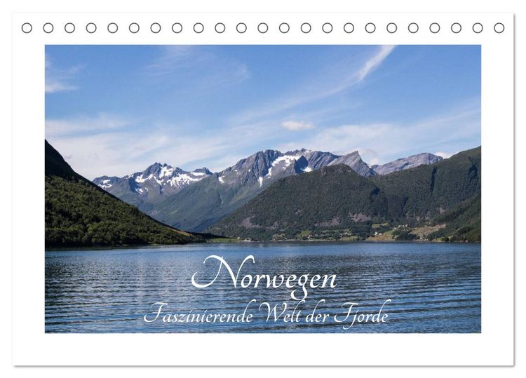 Produktbild: Norwegen - Faszinierende Welt der Fjorde (Tischkalender 2026 DIN A5 quer), CALVENDO Monatskalender