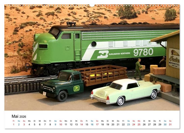 Produktbild: Klassische Loks aus G&ouml;ppingen (hochwertiger Premium Wandkalender 2026 DIN A2 quer), Kunstdruck in Hochglanz