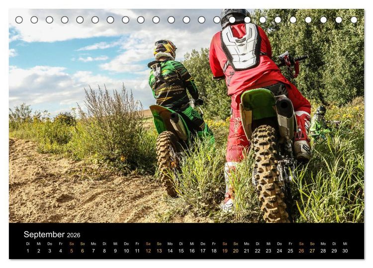 Produktbild: MX Racing 2026 (Tischkalender 2026 DIN A5 quer), CALVENDO Monatskalender