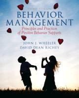 Produktbild: Behavior Mgmt Rev/e 3/e