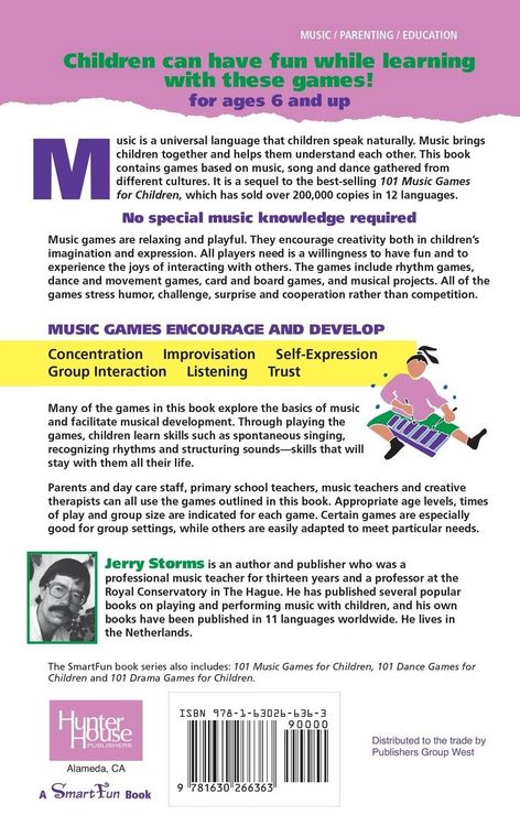 Produktbild: 101 More Music Games for Children