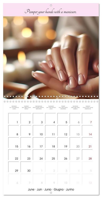 Produktbild: Your spa days at home - Creative AI ideas for home wellness (Wall Calendar 2026 12 &times; 12 Inch) CALVENDO 12 Month Wall Calendar