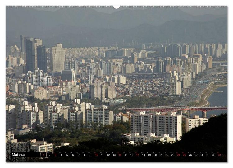 Produktbild: Seoul (Wandkalender 2026 DIN A2 quer), CALVENDO Monatskalender