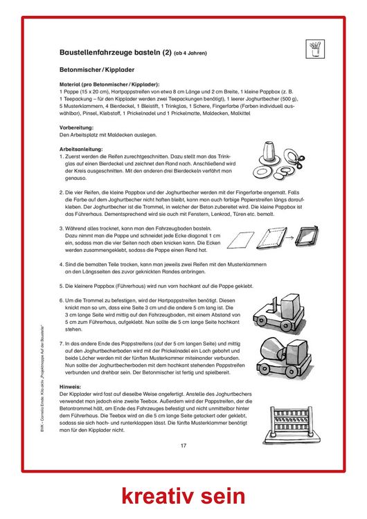 Produktbild: Kita aktiv Projektmappe Auf der Baustelle