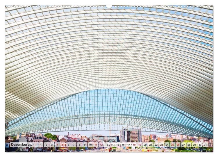 Produktbild: Bahnh&ouml;fe in Europa (hochwertiger Premium Wandkalender 2027 DIN A2 quer), Kunstdruck in Hochglanz